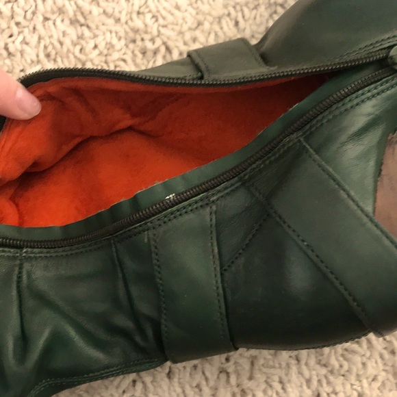 Designer Hunter/Forest green real leather boots! - Picture 11 of 12